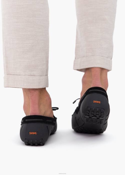 musta kenkä N24T58 SWIMS kudottu kuljettaja