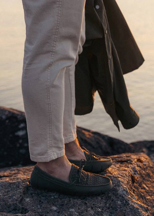 musta kenkä N24T58 SWIMS kudottu kuljettaja