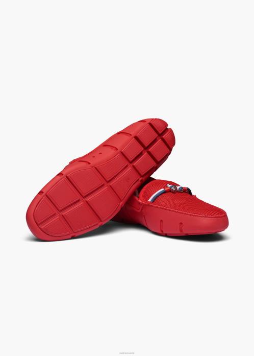punainen kenkä N24T51 SWIMS riva loafer