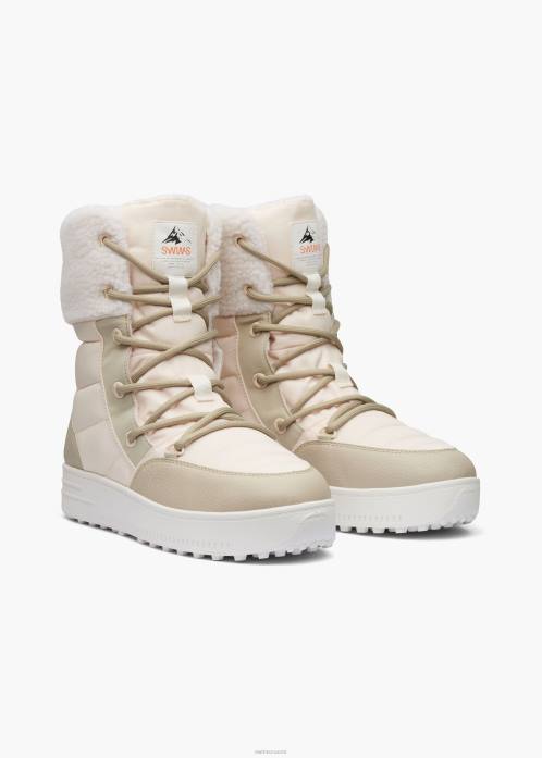 luonnonvalkoinen kenkä N24T125 SWIMS lumi juoksija korkea