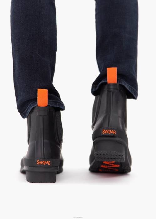 musta kenkä N24T127 SWIMS charlie sadesaappaat