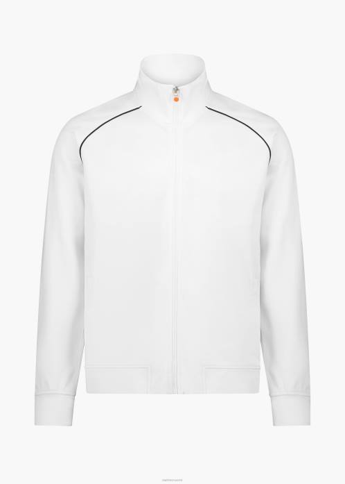 valkoinen vaatetus N24T154 SWIMS ballstad täysi vetoketjullinen takki