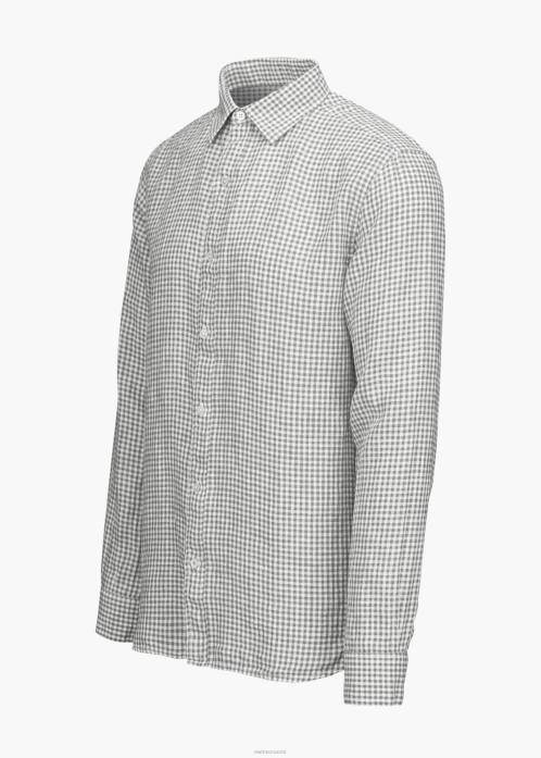 hickory gingham vaatetus N24T250 SWIMS amalfi gingham pellavapaita