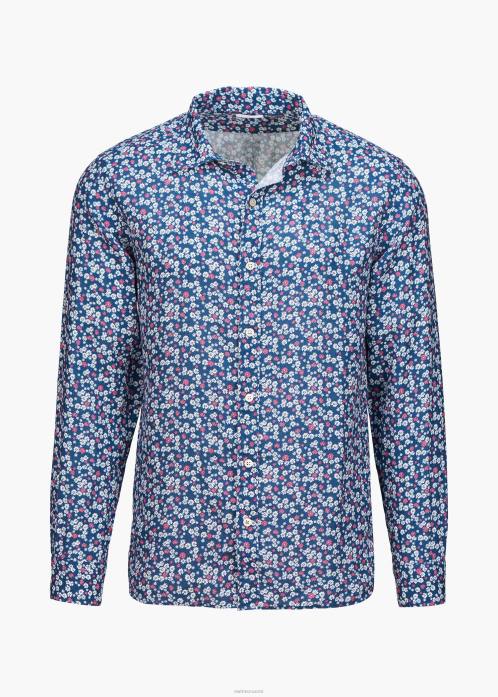 laivaston kasvisto vaatetus N24T195 SWIMS amalfi-kuvioinen pellavapaita