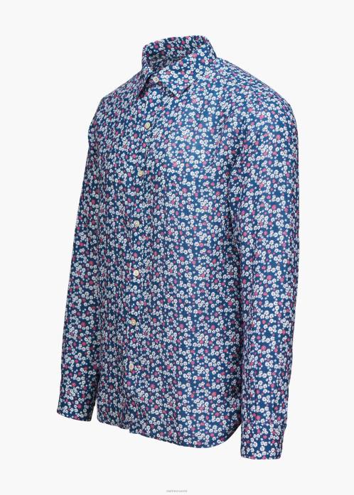 laivaston kasvisto vaatetus N24T195 SWIMS amalfi-kuvioinen pellavapaita