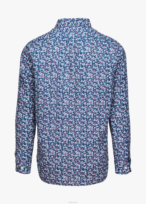 laivaston kasvisto vaatetus N24T195 SWIMS amalfi-kuvioinen pellavapaita