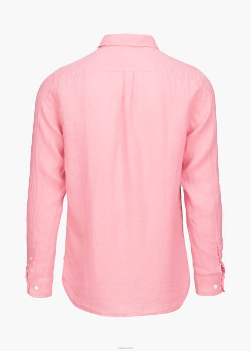 poskipuna vaaleanpunainen vaatetus N24T255 SWIMS amalfi pellavapaita