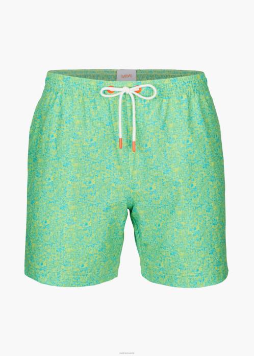 cerulean print vaatetus N24T297 SWIMS onda swim short 6"