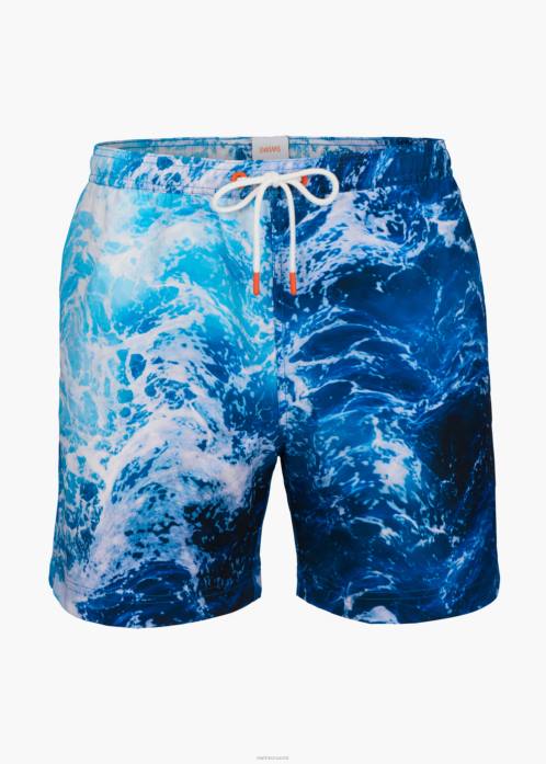 lippu sininen meri vaatetus N24T290 SWIMS onda swim short 6"