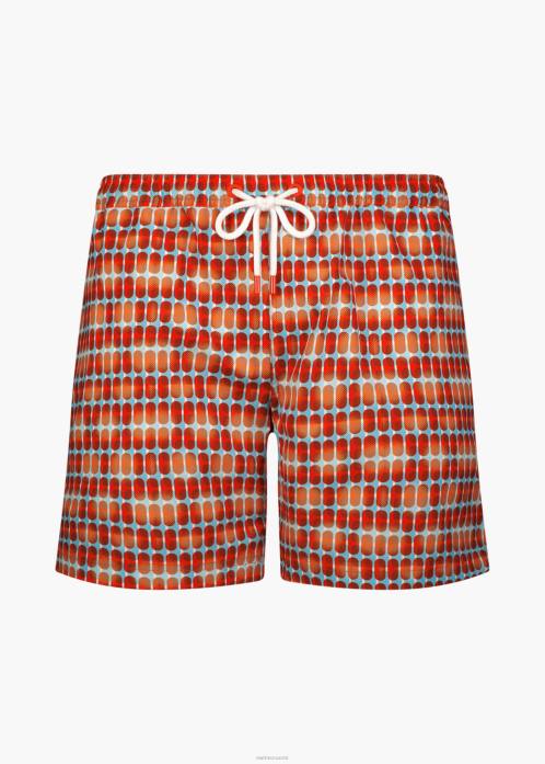 oranssi geo vaatetus N24T299 SWIMS onda swim short 6"