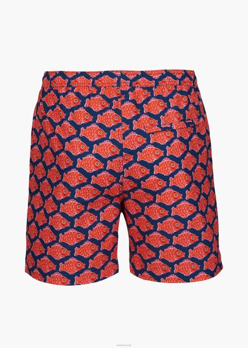 oranssi/sininen printti vaatetus N24T293 SWIMS sol swim short 6