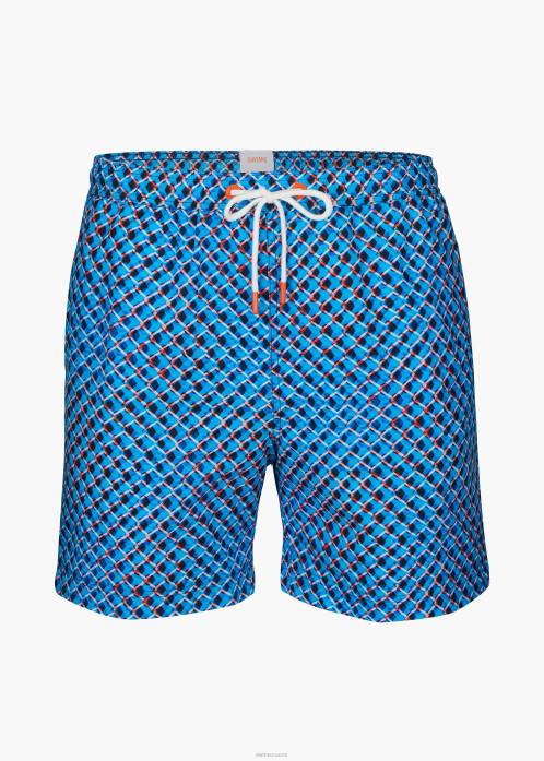 purjeensininen verkko vaatetus N24T308 SWIMS onda swim short 6"