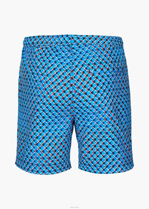 purjeensininen verkko vaatetus N24T308 SWIMS onda swim short 6